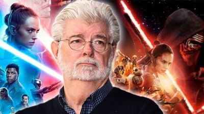 Quais eram os planos de George Lucas para a terceira trilogia de Star Wars e por que ele decidiu não segui-los?