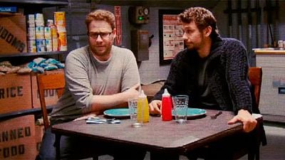 Imagem da notícia Seth Rogen e James Franco falam sobre o fim do mundo em trailer de This is the End