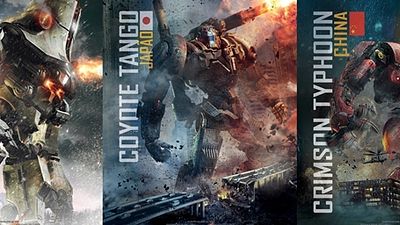 Imagem da notícia Círculo de Fogo: Novos cartazes nacionais trazem robôs gigantes prontos para o combate