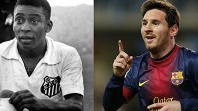 Pelé e Messi terão suas vidas contadas no cinema