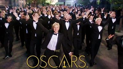 Imagem da notícia Oscar 2014: Anfitriã Ellen DeGeneres se diverte com centenas de dançarinos em vídeo divulgado pela Academia