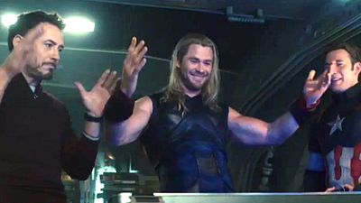 Imagem da notícia Conheça o lado descontraído das filmagens de Vingadores 2 - Era de Ultron em novo vídeo legendado