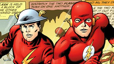 Imagem da notícia The Flash: Novo cartaz relembra edição clássica das HQ's que marca o encontro de Barry Allen e Jay Garrick