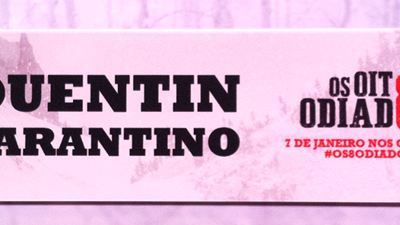"Agora sei o que estou fazendo", afirma Quentin Tarantino no Brasil, sobre Os 8 Odiados