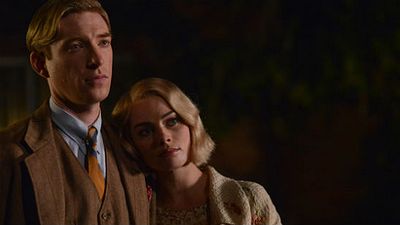 Imagem da notícia Veja as primeiras imagens de Domhnall Gleeson e Margot Robbie na biografia do criador do Ursinho Pooh