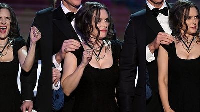 Gaten Matarazzo tenta explicar as expressões de Winona Ryder no SAG Awards 2017