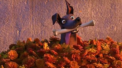 Imagem da notícia Cachorro amigo do protagonista da animação Viva - A Vida é uma Festa estrela curta aventuresco