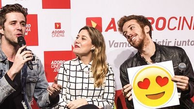 Imagem da notícia Amor.com: Os melhores momentos da visita do elenco ao AdoroCinema em fotos!