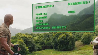 Imagem da notícia Jumanji: Novo trailer mostra que Dwayne Johnson não possui nenhuma fraqueza