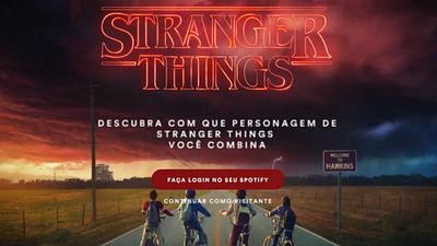 Imagem da notícia Saiba qual personagem de Stranger Things é você através de sua playlist no Spotify