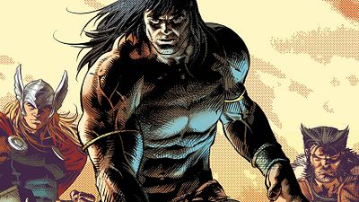 Imagem da notícia Conan, o Bárbaro enfrenta heróis e vilões da Marvel nos quadrinhos