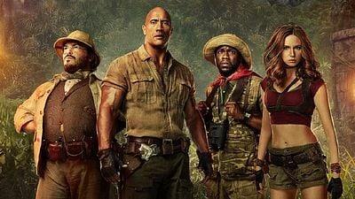 Imagem da notícia Jumanji - Próxima Fase: Quarteto pronto para o jogo em primeiro cartaz da sequência