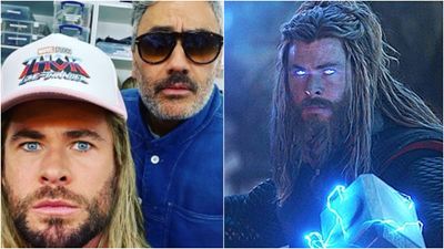 Thor: Love and Thunder termina gravações e foto de Chris Hemsworth com diretor Taika Waititi impressiona