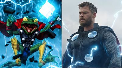 Imagem da notícia Percebeu a versão sapo de Thor? Loki mostrou Throg, uma variante do Deus do Trovão na Marvel