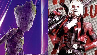 Imagem da notícia James Gunn, de O Esquadrão Suicida, quer reunir Arlequina e Groot em um filme crossover