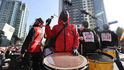 Imagem da notícia Round 6 na vida real? Entenda o protesto dos trabalhadores ocorrido na Coreia do Sul