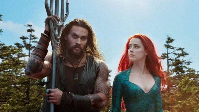 Aquaman 2: Rumor diz que Jason Momoa "se vestiu de Johnny Depp" bêbado no set, enquanto Amber Heard foi salva por um homem inesperado