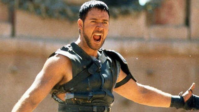 Imagem da notícia Russell Crowe lutará contra o Império Romano novamente, mas não é em Gladiador 2