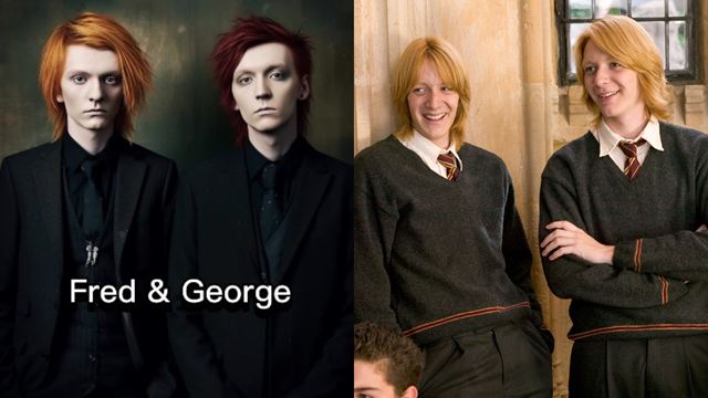 Assim seriam Harry Potter e os outros bruxos se fossem emos - Fred e Jorge teriam vaga no My Chemical Romance