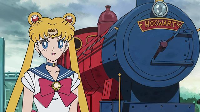 Esta é a aparência de Sailor Moon se ela lutasse contra Voldemort nos filmes de Harry Potter