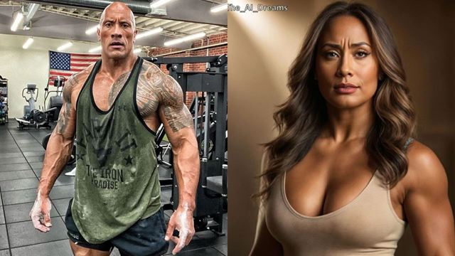 E se The Rock fosse mulher? Inteligência artificial muda o gênero de astros famosos de Hollywood - e o resultado é impressionante