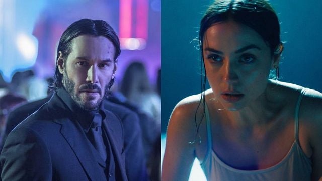 Imagem da notícia Keanu Reeves quase nocauteia repórter ao explicar papel de Ana de Armas em Bailarina: "Era legal quando íamos treinar"