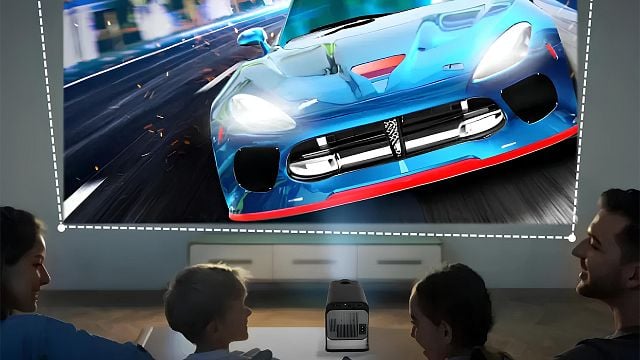 Imagem da notícia Carnaval em casa fica melhor com um telão: Mini projetor HY320 em promoção no Mercado Livre