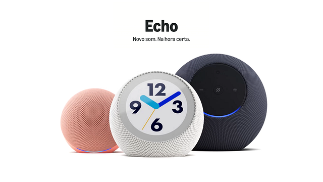 Imagem da notícia Amazon revela nova linha Echo com Dot, Time e Studio e abre pré-venda no Brasil