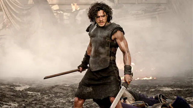 Imagem da notícia Para fãs de Gladiador: Um espetáculo histórico visualmente deslumbrante estrelado por Kit Harington, está disponível na Netflix!