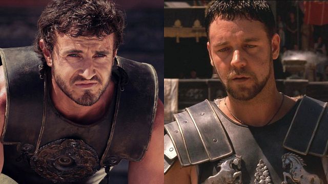 Imagem da notícia "Seria errado tentar vomitar tudo o que ele fez": Paul Mescal revela se pediu conselhos para Russell Crowe ao fazer Gladiador 2