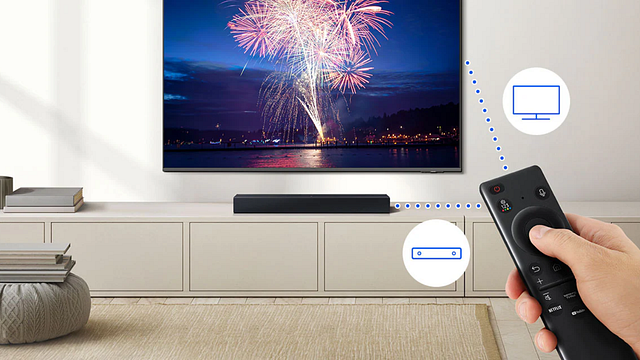 Imagem da notícia 2 em 1: Smart TV Samsung 50" Crystal UHD 4K + Soundbar aparece 27% mais barata no 5.5 da Amazon