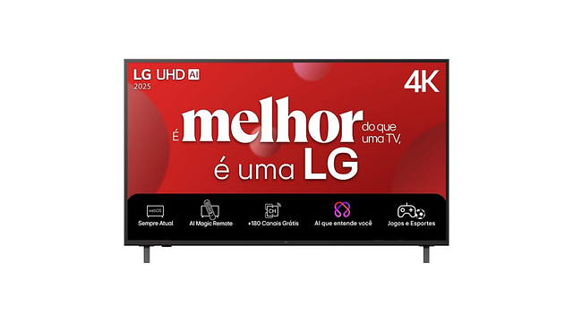 Imagem da notícia Achado da Black Friday! Smart TV LG 65" 4K entra em superoferta na Amazon