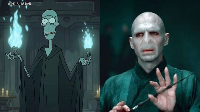 Imagem da notícia Assim seriam os personagens de Harry Potter se estivessem no universo de Rick and Morty