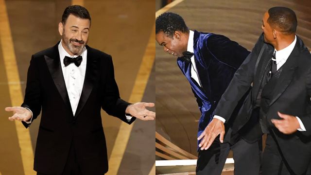 Oscar 2023: "Se alguém cometer um ato de violência, vai ganhar um Oscar de Melhor Ator", ironiza apresentador sobre tapa de Will Smith