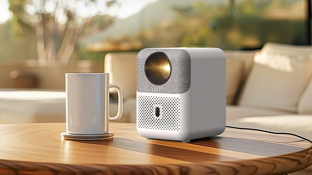 Imagem da notícia Mini projetor 4K de alta qualidade com 20% de desconto na Amazon