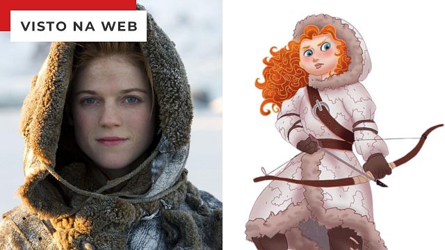 Imagem da notícia E se as princesas da Disney fossem personagens de Game of Thrones? Elsa está pronta para conquistar Westeros