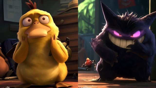 Assim seriam os Pokémons se fizessem parte de uma animação da Pixar