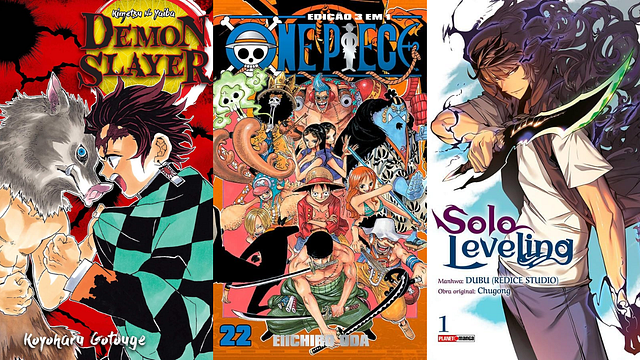 Imagem da notícia One Piece, Demon Slayer e Solo Leving: mangás de sucesso ficam até 44% mais baratos em oferta hoje na Amazon