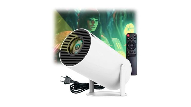 Imagem da notícia Projetor portátil barato? Hy300 da Oslo está por R$ 160 com cupom no Mercado Livre