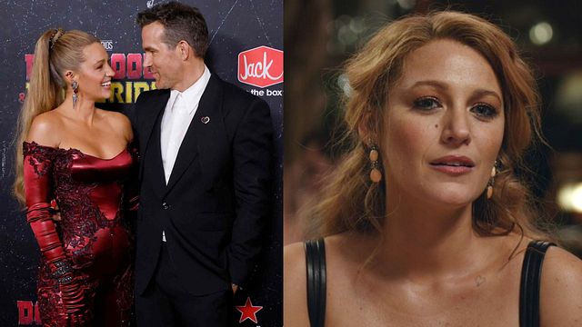 Imagem da notícia Após uma participação especial em Deadpool & Wolverine, Blake Lively recebe visita inesperada da dupla em seu novo filme