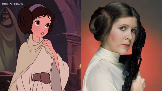 Assim seriam os personagens de Star Wars se estivessem em uma animação clássica da Disney - Chewbacca ficaria extremamente fofo