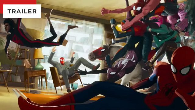 Imagem da notícia Aranhaverso 2: Referência a Homem-Aranha de Tom Holland e guerra no multiverso incendeiam novo trailer
