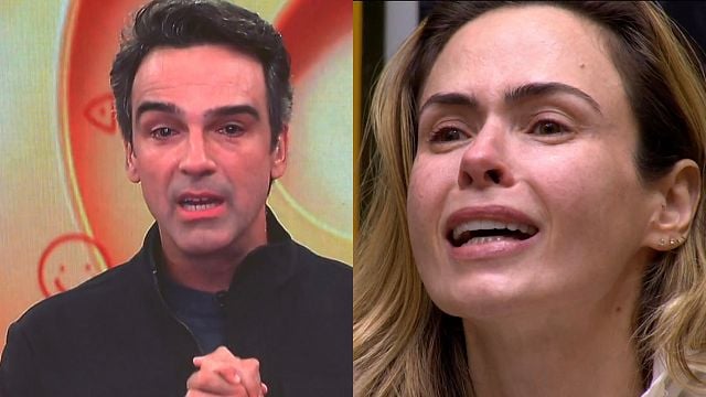Imagem da notícia "Uma das cenas mais emocionantes da história do BBB": Tadeu Schmidt quebra as regras do programa e momento tocante repercute na web