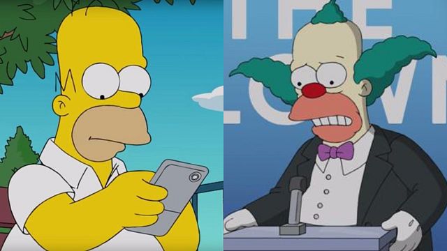 Imagem da notícia Existe um motivo para Homer e Krusty serem tão parecidos: Criador de Os Simpsons revelou história bizarra que foi descartada da série