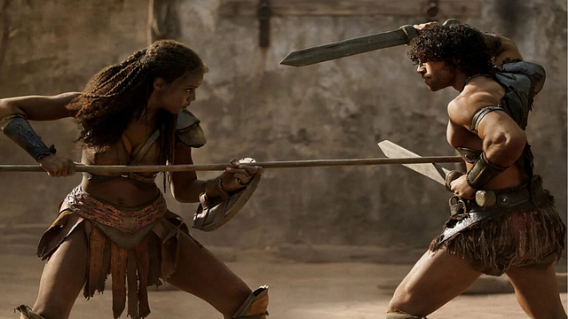 Imagem da notícia Considerada por muitos a série mais difícil de todos os tempos, está de volta: Um espetáculo de ação frenético no novo trailer de Spartacus - House of Ashur