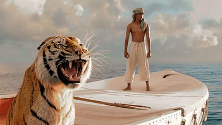 Imagem da notícia Primeiro vídeo de A Vida de Pi, do diretor de Hulk, traz luta pela sobrevivência em pleno mar