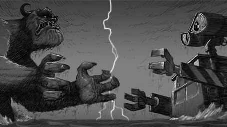 Imagem da notícia Artista imagina versão de Círculo de Fogo com personagens da Pixar