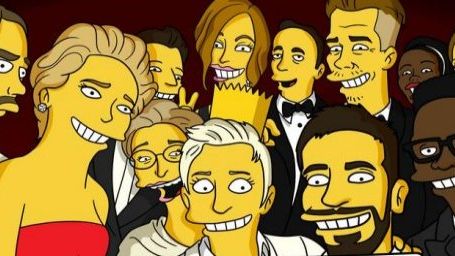 Imagem da notícia Oscar 2014: Paródia mostra como Homer Simpson foi excluído do selfie dos astros