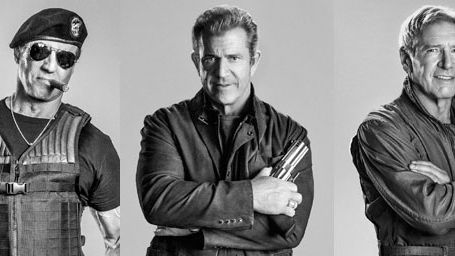 Imagem da notícia Exclusivo: Stallone, Mel Gibson, Jason Statham, Harrison Ford... Confira 16 cartazes nacionais de Os Mercenários 3!