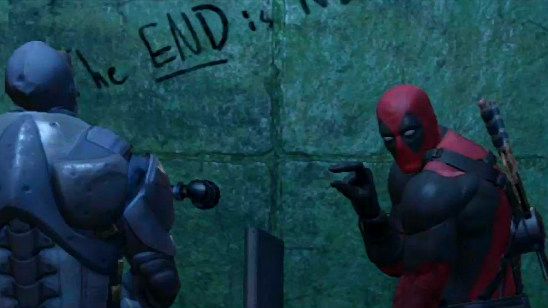 Imagem da notícia Deadpool é flagrado em nova foto – dessa vez, na privada!